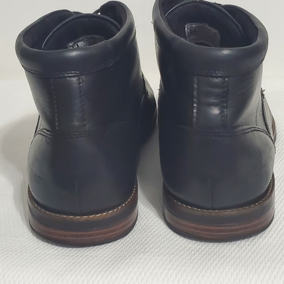 Rockport Hydro Shield Waterproof Black Leather Chukka Boots Mens 13 - Picture 6 of 10